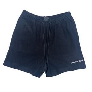 Standard Cloth Shorts Medium Mens Black Sweat Terry Thermal Athletic Training